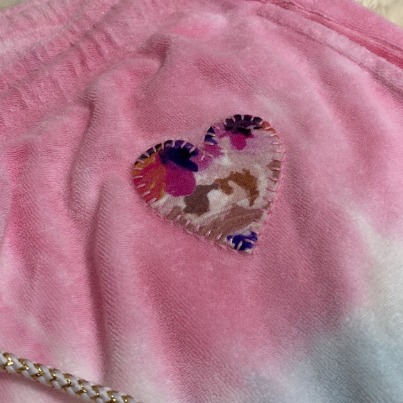 🎀 LoveShackFancy Santinella Tie-dye Joggers XL Pink White Blue - Picture 6 of 17